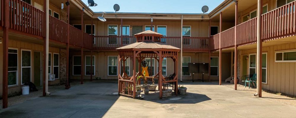 Belle Arms courtyard