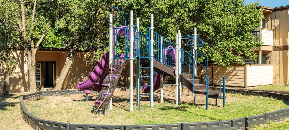 The Lewiston Apartments playground area