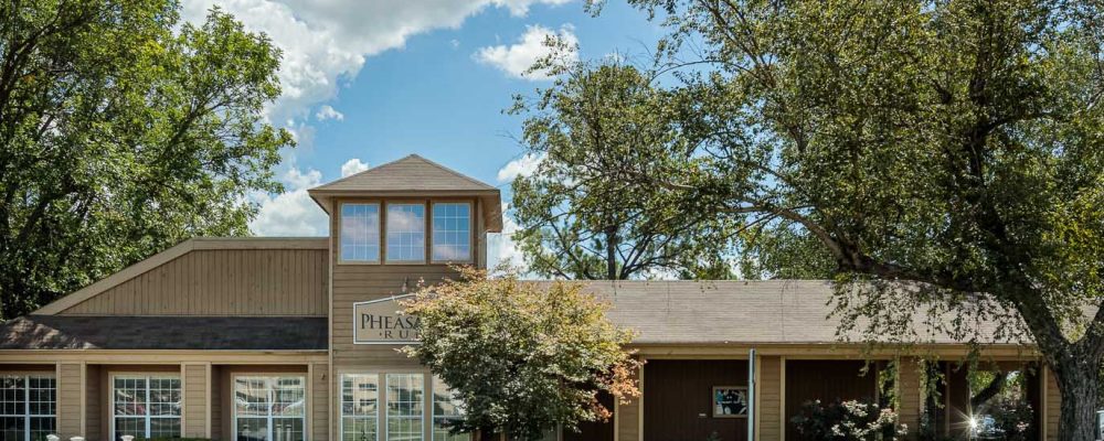 Pheasant Run Apartment Building Front Exterior