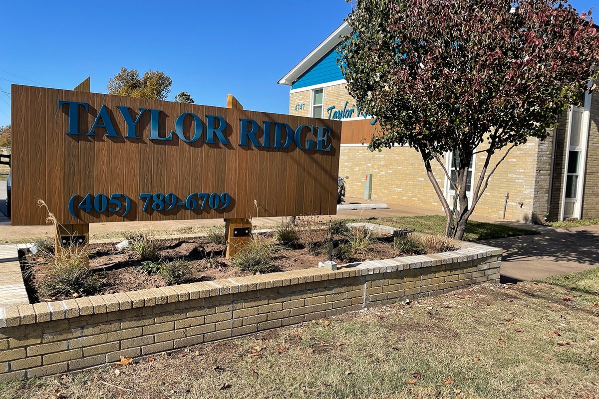 Taylor Ridge Apartments Entrance Sign