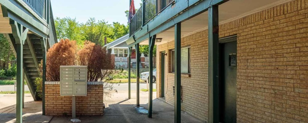 The Bradstone Apartment units and mail center